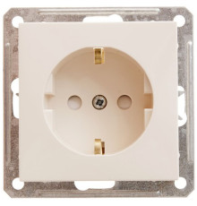 Розетка с заземлением со шторками Schneider Electric Wessen59 RS16-152-2-86 Слоновая  кость - RS16-1
