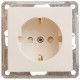 Розетка с заземлением со шторками Schneider Electric Wessen59 RS16-152-2-86 Слоновая  кость - RS16-1