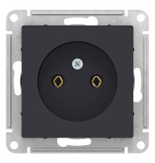 Розетка без заземления без шторок Schneider Electric AtlasDesign ATN001041 Карбон - ATN001041