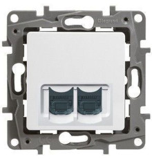 Роз 2хRJ45 5e UTP БЕЛ ETIKA