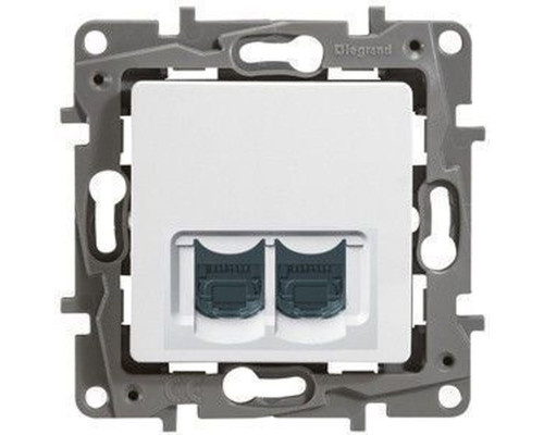 Роз 2хRJ45 5e UTP БЕЛ ETIKA
