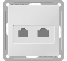 Розетка телефонная+компьютерная Schneider Electric Wessen59 RSI-251TK5E-1-86 Белый - RSI-251TK5E-1-8