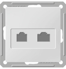 Розетка телефонная+компьютерная Schneider Electric Wessen59 RSI-251TK5E-1-86 Белый - RSI-251TK5E-1-8