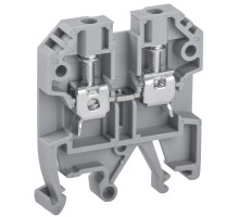 Клемма винтовая КВИ-4мм2 серая IEK - YZN30-004-K03