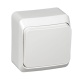 Выключатель, открытая установка Schneider Electric Этюд BA10-001B Белый - BA10-001B
