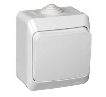 Выключатель, открытая установка Schneider Electric Этюд BA10-041B Белый - BA10-041B