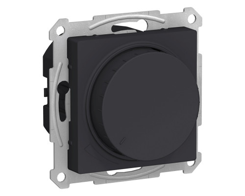 ATLASDESIGN СВЕТОРЕГУЛЯТОР (диммер) повор-нажим, LED, RC, 630Вт, мех., КАРБОН