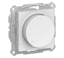 ATLASDESIGN СВЕТОРЕГУЛЯТОР (диммер) повор-нажим, LED, RC, 400Вт, мех., БЕЛЫЙ