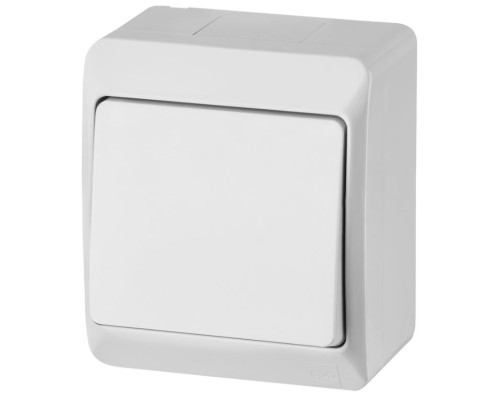HERMES - Выключатель/переключатель на 2 направления, 10A/250V, IP44, белый