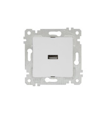 Rita - Розетка 1xUSB Type A, белая