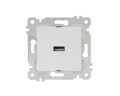 Rita - Розетка 1xUSB Type A, белая
