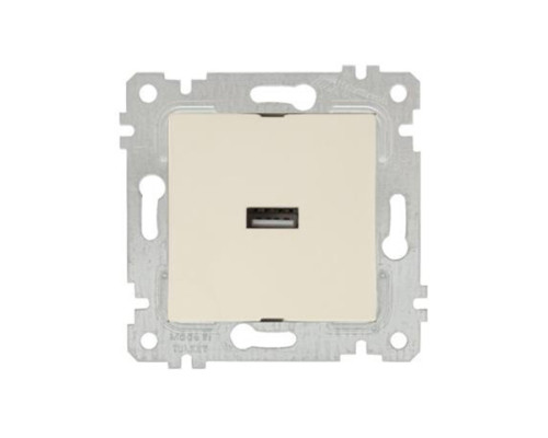 Rita - Розетка 1xUSB Type A, сл.кость