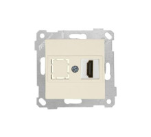 Rita - Розетка 1xHDMI, сл.кость