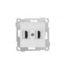 Rita - Розетка 2xHDMI, белая