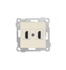 Rita - Розетка 2xHDMI, сл.кость
