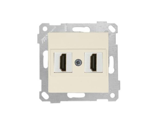 Rita - Розетка 2xHDMI, сл.кость