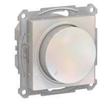 ATLASDESIGN СВЕТОРЕГУЛЯТОР (диммер) повор-нажим, LED, RC, 400Вт, мех., ЖЕМЧУГ