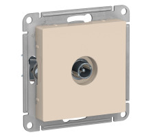 ATLASDESIGN TV РОЗЕТКА оконечная 1DB, механизм, БЕЖЕВЫЙ