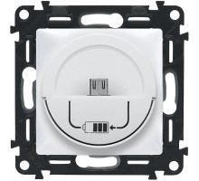 Valena Life - Зарядная станция MicroUSB 240В/5В 1500мА, белый (инд. упаковка)