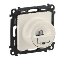 Valena Life - Зарядная станция MicroUSB 240В/5В 1500мА, слоновая кость (инд. упаковка)