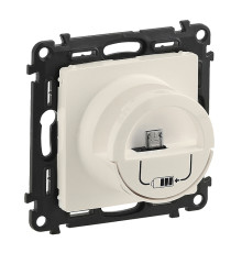 Valena Life - Зарядная станция MicroUSB 240В/5В 1500мА, слоновая кость (инд. упаковка)