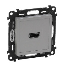 Valena Life - Розетка для аудио/видео устройств HDMI Тип А, алюминий (инд. упаковка)