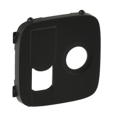 Valena Allure - Лицевая панель розетки TV-RJ45, антрацит