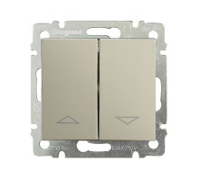 Valena - Выключатель для управлания рольставнями двойной, сл.кость