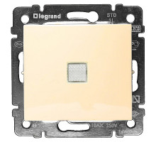 Valena - Выключатель с подсветкой, сл.кость