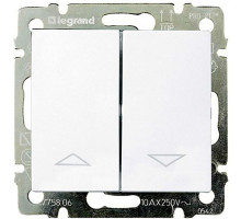 Valena - Выключатель для управления рольставнями двойной, белый