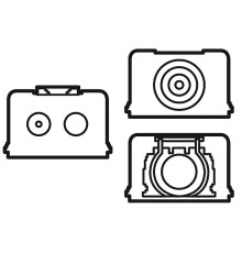 Аксессуары для накладного монтажа, переходники для кабель каналов, труб, кабелей