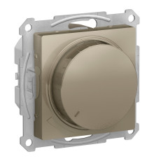 ATLASDESIGN СВЕТОРЕГУЛЯТОР (диммер) повор-нажим, LED, RC, 630Вт, мех., ШАМПАНЬ