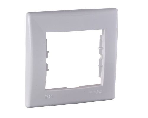 Рамка 1-постовая IP 44 Sedna Белый | арт.SDN5810121