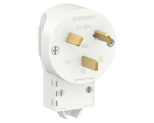 Вилка силовая 32А 250В Schneider Electric Blanca BLNSV003231 Белый - BLNSV003231