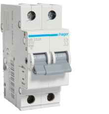 Автоматический выключатель 32/2/B (6kA) // Hager