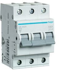 Автоматический выключатель 32/3/B (6kA) // Hager