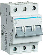 Автоматический выключатель 40/3/B (6kA) // Hager