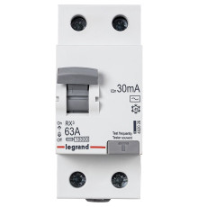 УЗО Legrand RХ3 2P 63A 30mA 10kA 2M тип АС