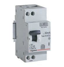 RX3 1P+N 10A С 30mA 6kA 2M AC Дифф. авт. выкл. электронный