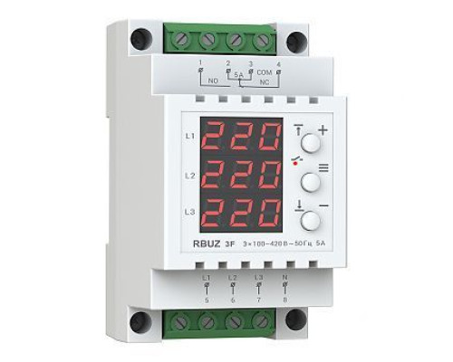 Реле напряжения RBUZ 3F Реле напряжения RBUZ 3F