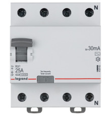 УЗО Legrand RХ3 4P 25A 30mA 10kA 4M тип АС