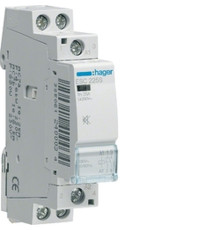Контактор для проводок 25A/230V, 2НО, (Тихий), 1-модуль Hager