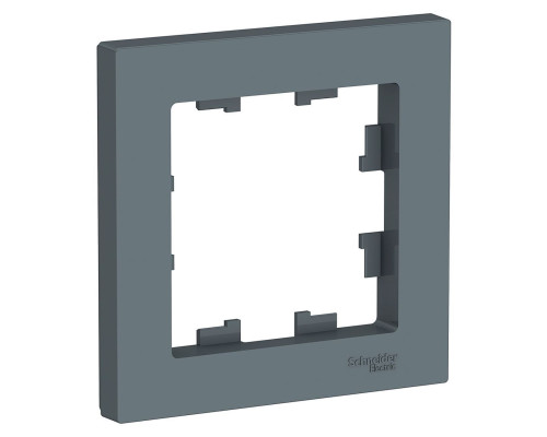 Рамка на 1 пост Schneider Electric AtlasDesign ATN000701 Грифель - ATN000701 Рамка на 1 пост Schneider Electric AtlasDesign ATN000701 Грифель - ATN000701