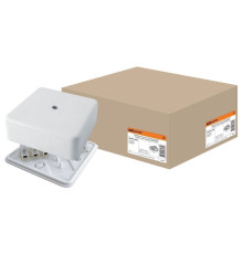 50х50х20 ОП коробка распаячная с клем. колодкой белая IP40 TDM