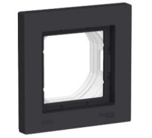 ATN441001 ATLASDESIGN AQUA 1-постовая РАМКА IP44, КАРБОН - ATN441001