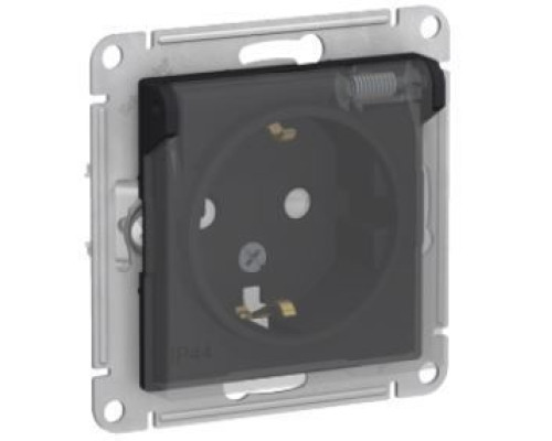 ATN441046 ATLASDESIGN AQUA РОЗЕТКА с заземл. со шторк с крышк, 16А, IP44, механизм, КАРБОН - ATN4410 ATN441046 ATLASDESIGN AQUA РОЗЕТКА с заземл. со шторк с крышк, 16А, IP44, механизм, КАРБОН - ATN4410
