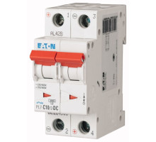 Авт. выключатель PL7-C10/2-DC, 2P, 10A, хар-ка C, 10kA, 250VAC/DC, 2M