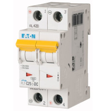 Авт. выключатель PL7-C25/2-DC, 2P, 25A, хар-ка C, 10kA, 250VAC/DC, 2M
