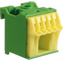 Клемма QuickConnect (1x16мм2 + 5х4мм2), 30 mm, Зеленая Hager