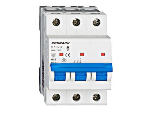 AM 6кА 3p С 10A Автоматический выключатель